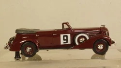 ЗИС-102А №9 Фаэтон вишневого цвета, 110203, DiP Models 1:43