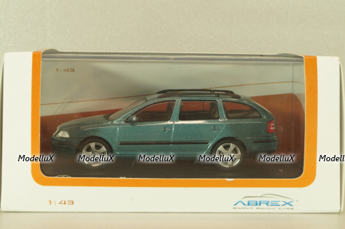 Skoda Octavia Combi 2000, green, 143AB-002Q, Abrex 1:43