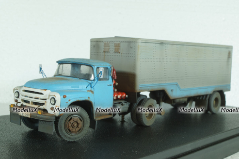 Зил-130В с п/прицепом Одаз, Improved Models 1:43