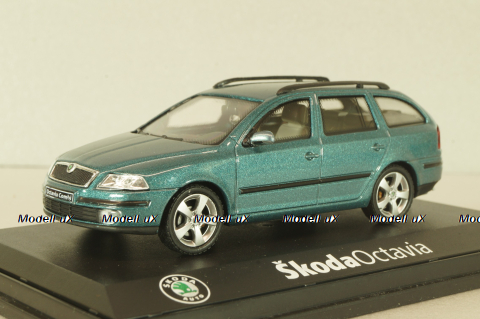 Skoda Octavia Combi 2000, green, 143AB-002Q, Abrex 1:43