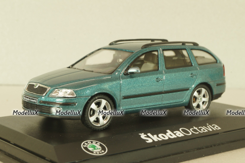 Skoda Octavia Combi 2000, green, 143AB-002Q, Abrex 1:43