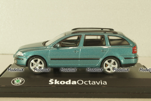 Skoda Octavia Combi 2000, green, 143AB-002Q, Abrex 1:43
