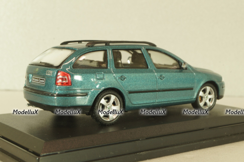 Skoda Octavia Combi 2000, green, 143AB-002Q, Abrex 1:43