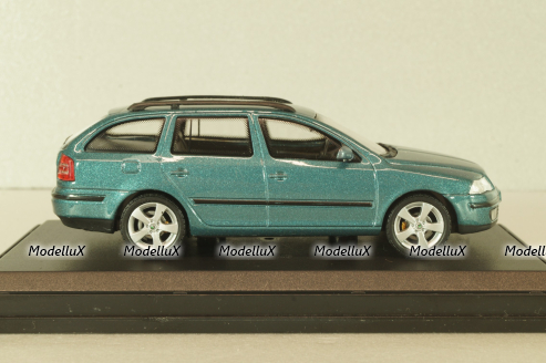 Skoda Octavia Combi 2000, green, 143AB-002Q, Abrex 1:43