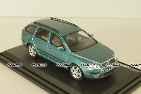 Skoda Octavia Combi 2000, green, 143AB-002Q, Abrex 1:43
