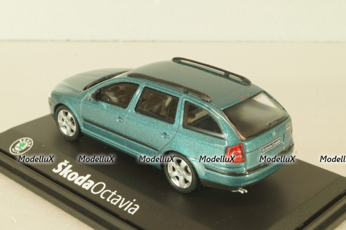 Skoda Octavia Combi 2000, green, 143AB-002Q, Abrex 1:43