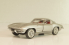 Chevrolet Corvette (C2) 1963, silver,  Franklin Mint 1:43