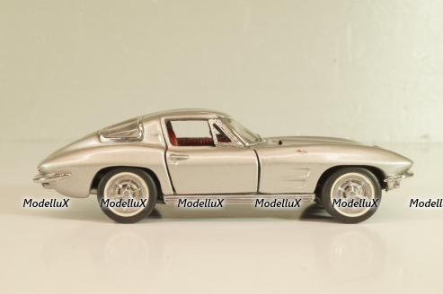Chevrolet Corvette (C2) 1963, silver,  Franklin Mint 1:43