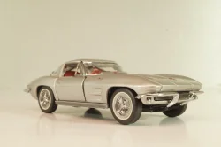 Chevrolet Corvette (C2) 1963, silver,  Franklin Mint 1:43