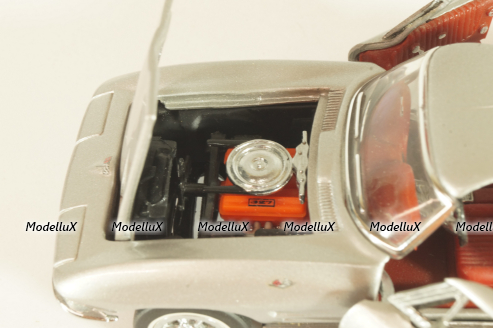 Chevrolet Corvette (C2) 1963, silver,  Franklin Mint 1:43