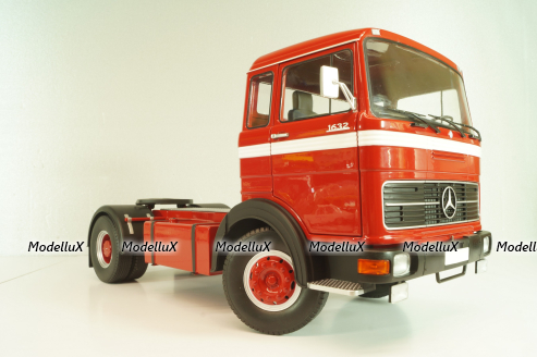 Mercedes LPS 1632 1969, tractor, red/black/white, RK180021, Road Kings 1:18
