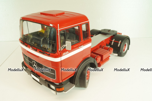 Mercedes LPS 1632 1969, tractor, red/black/white, RK180021, Road Kings 1:18