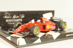 Ferrari 1996 Launch version M. Schumacher, World Champion 1994 and 1995 Formula 1, F1, 510964391, Minichamps 1:43