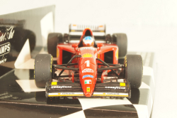 Ferrari 1996 Launch version M. Schumacher, World Champion 1994 and 1995 Formula 1, F1, 510964391, Minichamps 1:43