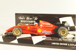 Ferrari 1996 Launch version M. Schumacher, World Champion 1994 and 1995 Formula 1, F1, 510964391, Minichamps 1:43