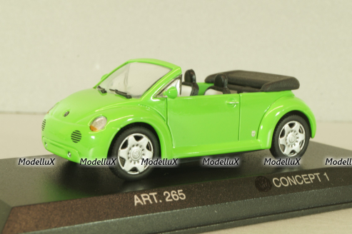 Volkswagen New Beatle Cabriolet 1994 Concept 1, green, ART.265, Detail Cars 1:43