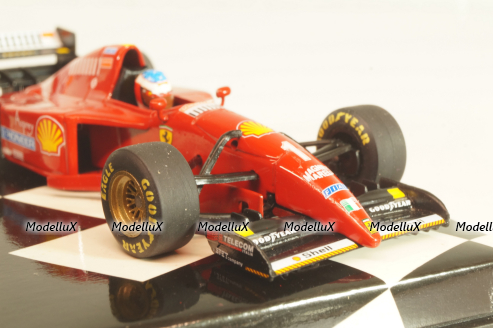 Ferrari 1996 Launch version M. Schumacher, World Champion 1994 and 1995 Formula 1, F1, 510964391, Minichamps 1:43
