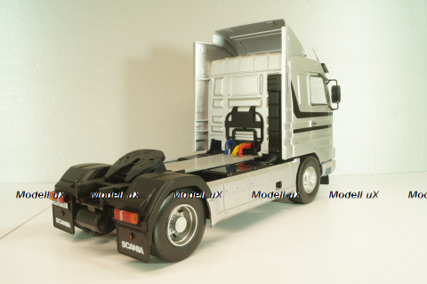 Scania 143M 500 Streamlinie 1995, tractor, silver/black, RK180103, Road Kings 1:18