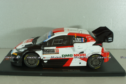 Toyota Yaris GR #1 S.Ogier/B.Veillas, Rally Monte Carlo 2022, 18RMC151B.22, IXO 1:18