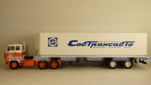 Volvo F89 6x2 c п/п Klegefrance Совтрансавто, TruckTyr 1:43