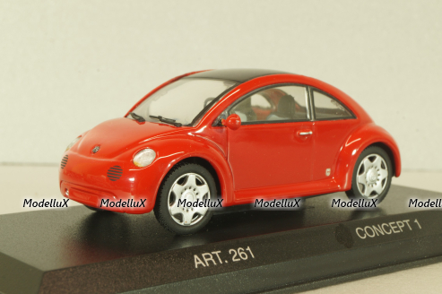 Volkswagen New Beatle 1994 Concept 1, red, ART.261, Detail Cars 1:43