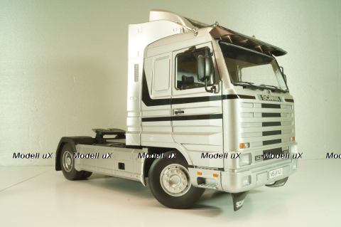 Scania 143M 500 Streamlinie 1995, tractor, silver/black, RK180103, Road Kings 1:18