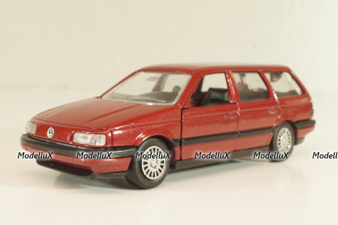 Volkswagen Passat Variant (B3) 1988, red, 1015R, Shabak 1:43
