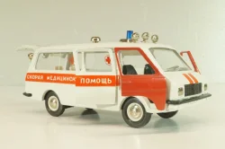Раф-22031, скорая медицинская помощь, август 88г., Тантал/Радон 1:43