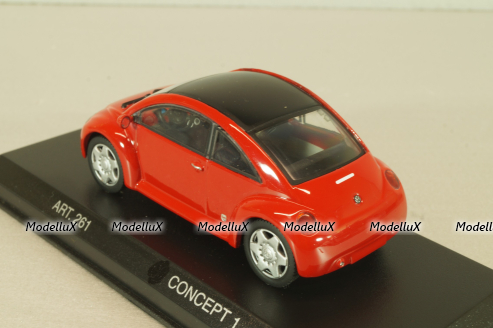 Volkswagen New Beatle 1994 Concept 1, red, ART.261, Detail Cars 1:43