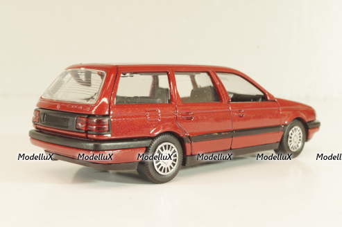 Volkswagen Passat Variant (B3) 1988, red, 1015R, Shabak 1:43