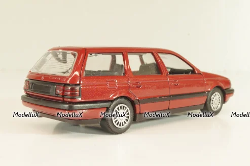 Volkswagen Passat Variant (B3) 1988, red, 1015R, Shabak 1:43