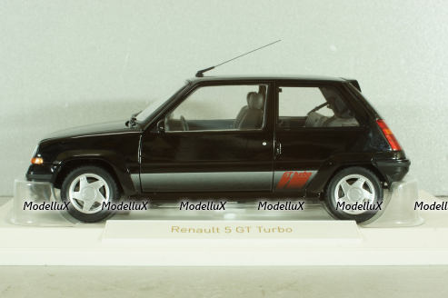 RENAULT R5 Supercinque GT Turbo 1989, black, 185244, Norev 1:18