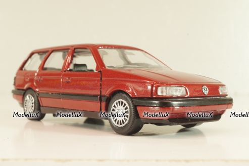 Volkswagen Passat Variant (B3) 1988, red, 1015R, Shabak 1:43