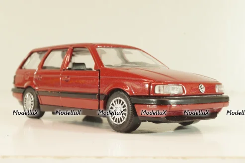 Volkswagen Passat Variant (B3) 1988, red, 1015R, Shabak 1:43