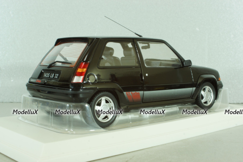 RENAULT R5 Supercinque GT Turbo 1989, black, 185244, Norev 1:18