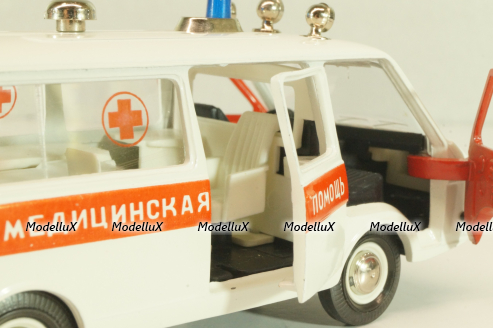 Раф-22031, скорая медицинская помощь, август 88г., Тантал/Радон 1:43