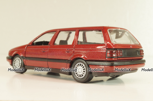 Volkswagen Passat Variant (B3) 1988, red, 1015R, Shabak 1:43