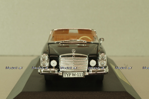 Mercedes 220 SE 3,5 Cabriolet  (W111) 1961, black, 4331, Faller 1:43