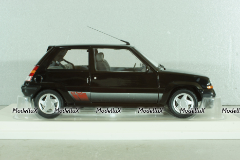 RENAULT R5 Supercinque GT Turbo 1989, black, 185244, Norev 1:18