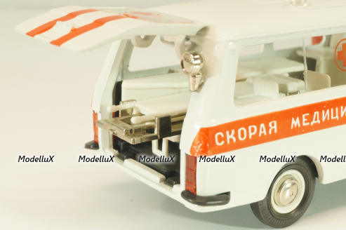 Раф-22031, скорая медицинская помощь, август 88г., Тантал/Радон 1:43