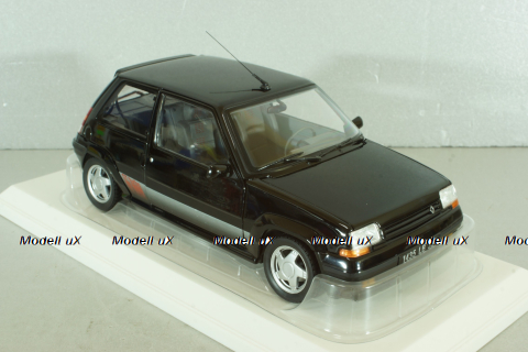 RENAULT R5 Supercinque GT Turbo 1989, black, 185244, Norev 1:18