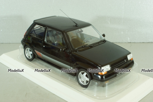 RENAULT R5 Supercinque GT Turbo 1989, black, 185244, Norev 1:18