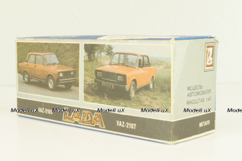 Ваз-2105 А39, красный, август 86г., Тантал/Радон 1:43