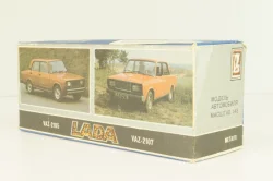 Ваз-2105 А39, красный, август 86г., Тантал/Радон 1:43