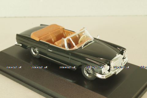 Mercedes 220 SE 3,5 Cabriolet  (W111) 1961, black, 4331, Faller 1:43