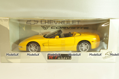 Chevrolet Corvette (C5) Convertible 2000, yellow, 21045, UT Models 1:18
