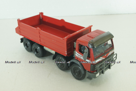 Mercedes 3535 8x4 dump truck, red, NZG 1:43