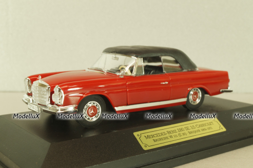 Mercedes 220 SE 3,5 Coupe (W111) 1961, red, 4332, Faller 1:43 