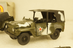 Уаз-469 с прицепом, чумной, Агат 1:43