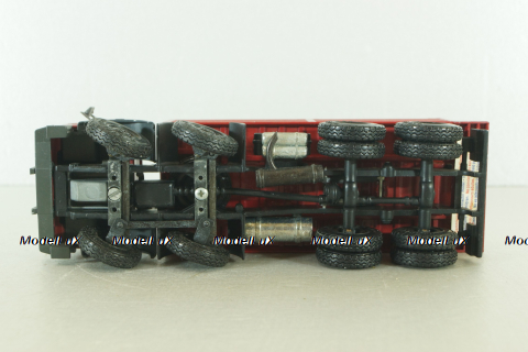 Mercedes 3535 8x4 dump truck, red, NZG 1:43